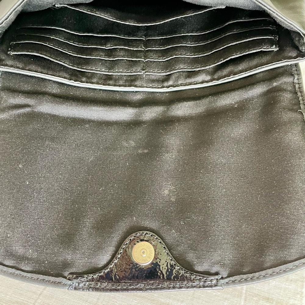 Coach Black Leather Wristlet with Detachable Strap. Great condition. - Picture 5 of 8
